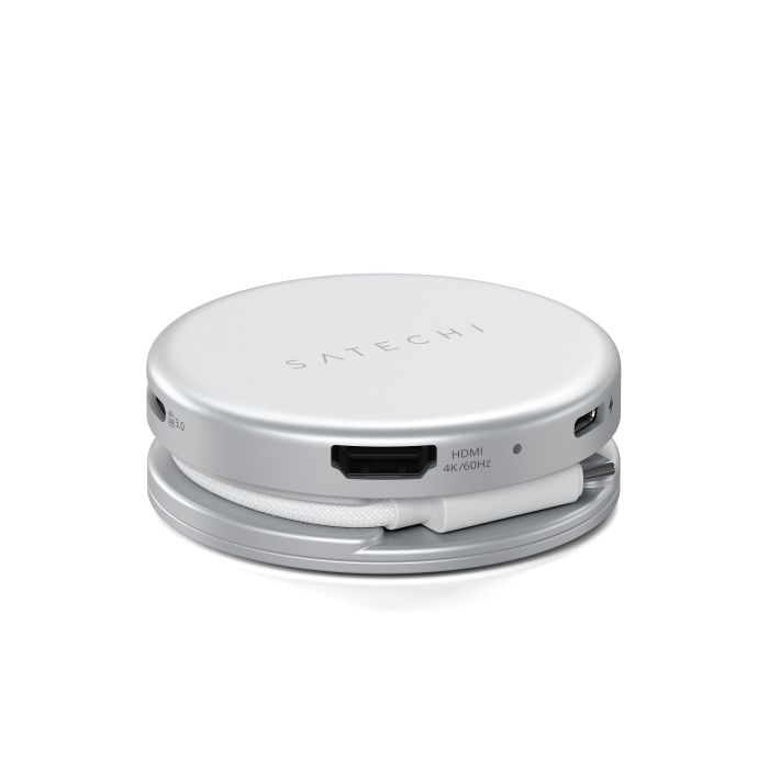 Satechi OntheGo 5-in-1 Multiport Adapter, Silver