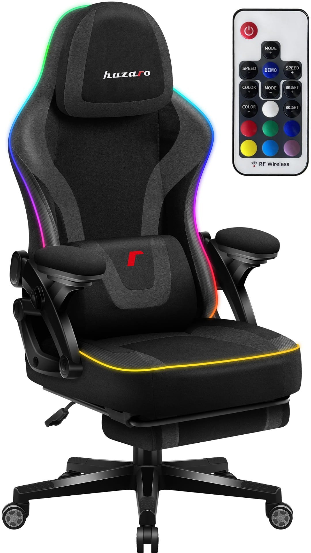 Karrige gaming Force 4.6 RGB, rrjetë, e zezë