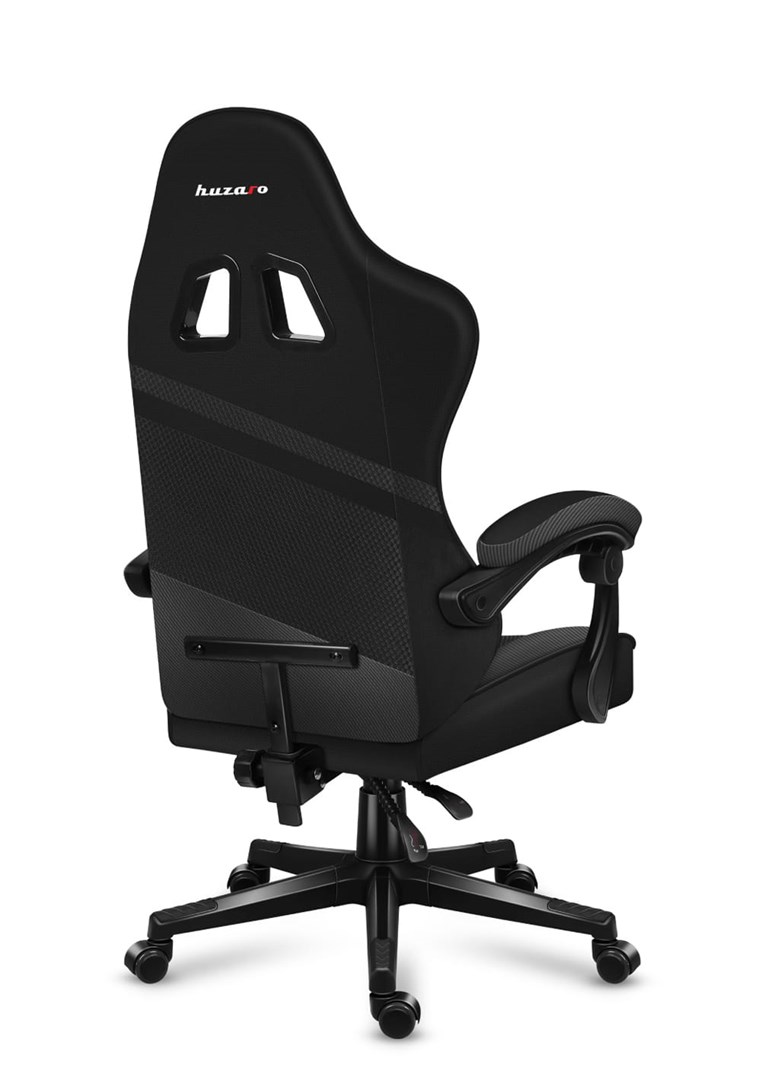 Karrige lojërash Huzaro Force 4.4, 130 kg, e zezë