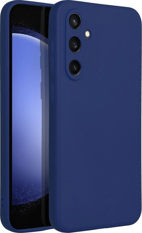 Mbrojtëse silikoni për Samsung Galaxy S23 FE, soft case, blu e errët