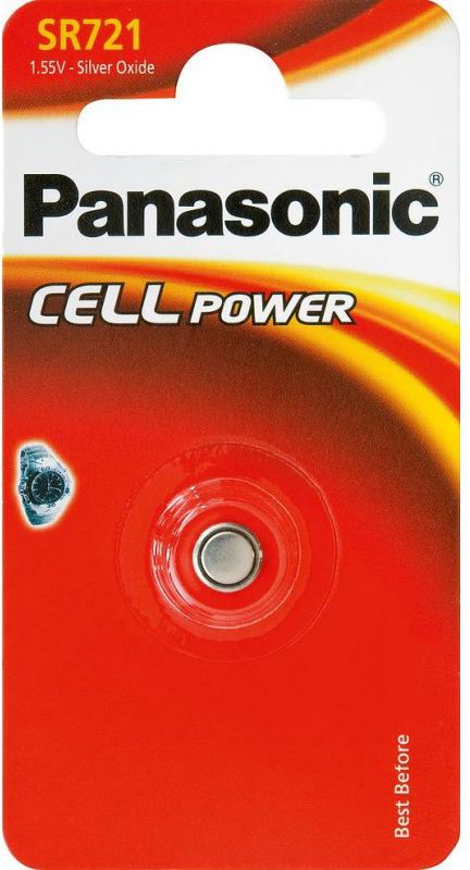 Bateri Panasonic SR-721EL/1B, 1.55V