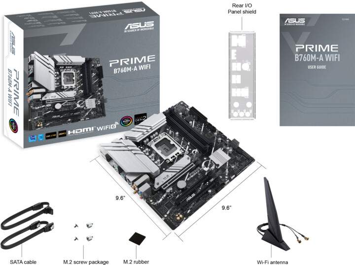 Матична плоча ASUS PRIME B760M-A WIFI - Intel B760