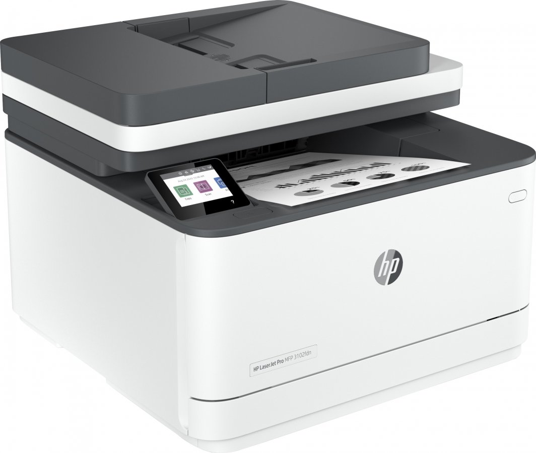 Printer HP LaserJet Pro 3102fdn, i bardhë