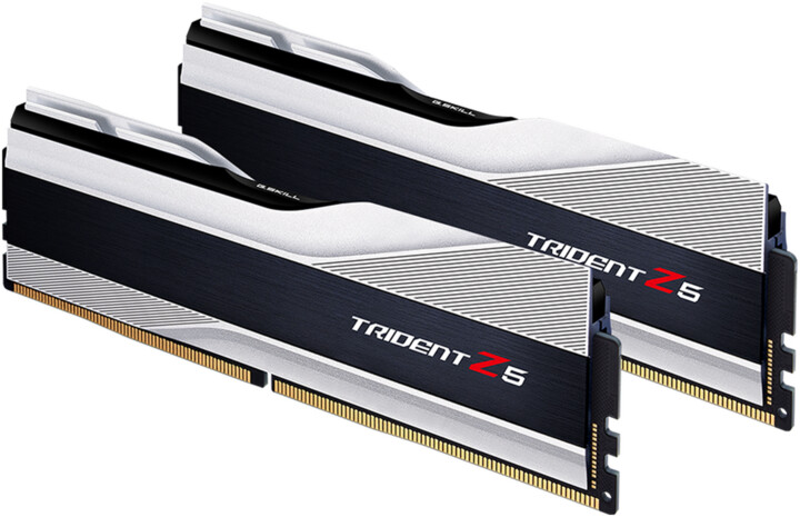 Module të memories G.Skill Trident Z5 32GB (2x16GB) DDR5 6400 CL32, të argjendta