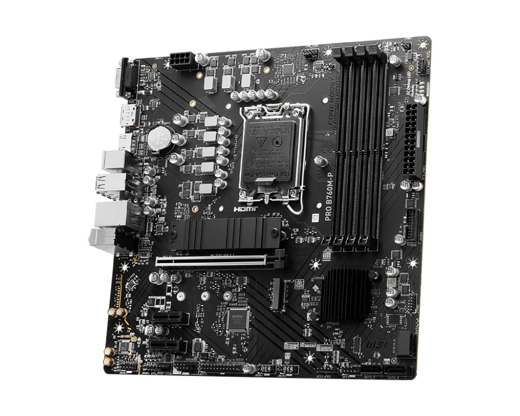 Pllakë amë MSI PRO B760M-P, LGA 1700, mATX