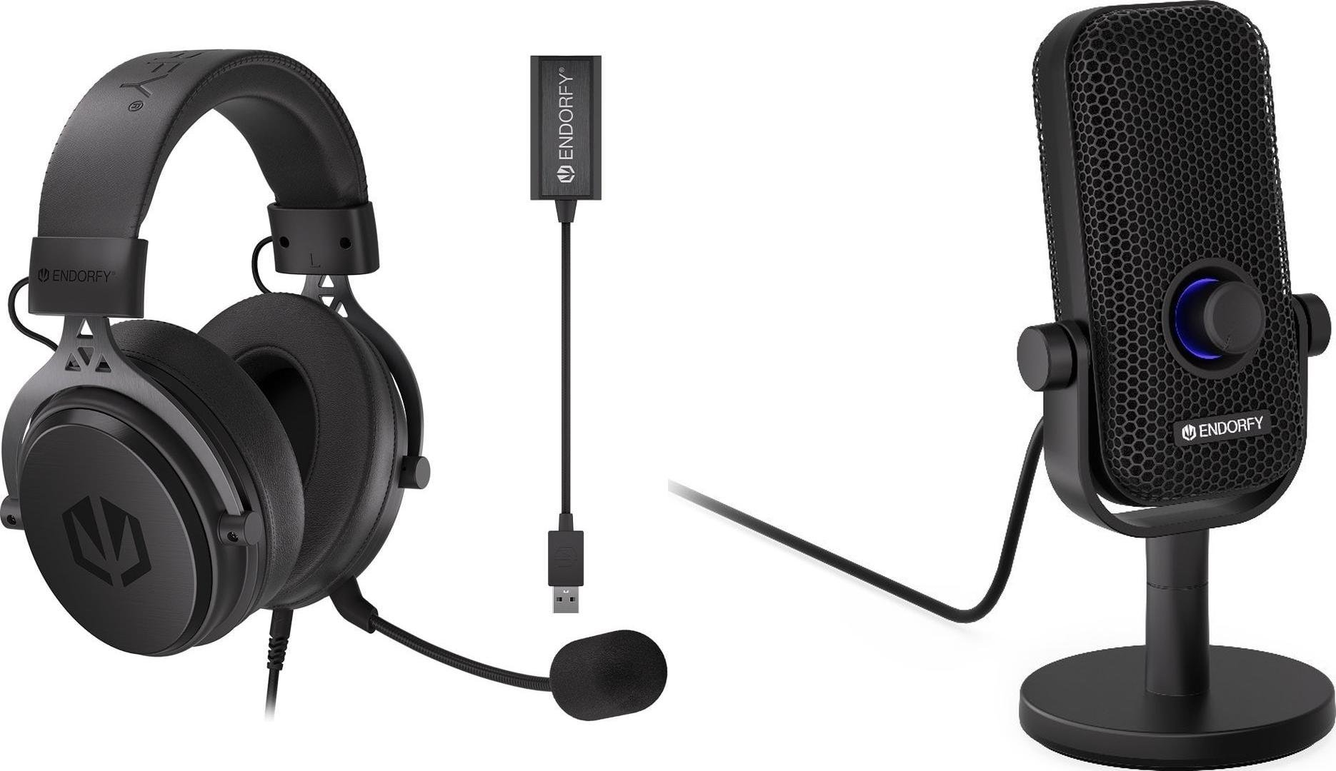 Set gaming Endorfy Viro Plus USB me Solum Voice S, audio 7.1, USB, i zi