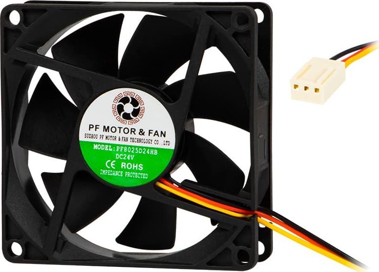 Ftohës Blow 80x25mm 24V, 80 mm