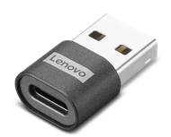 Adapter Lenovo USB C në USB A, plug and play, i zi