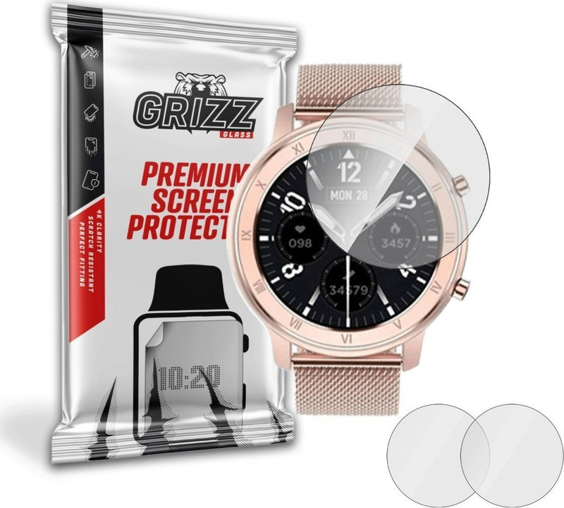Mbrojtës ekrani GrizzGlass Grizz XTRON XT89 Pro, xham hibrid, 2 copë, transparent