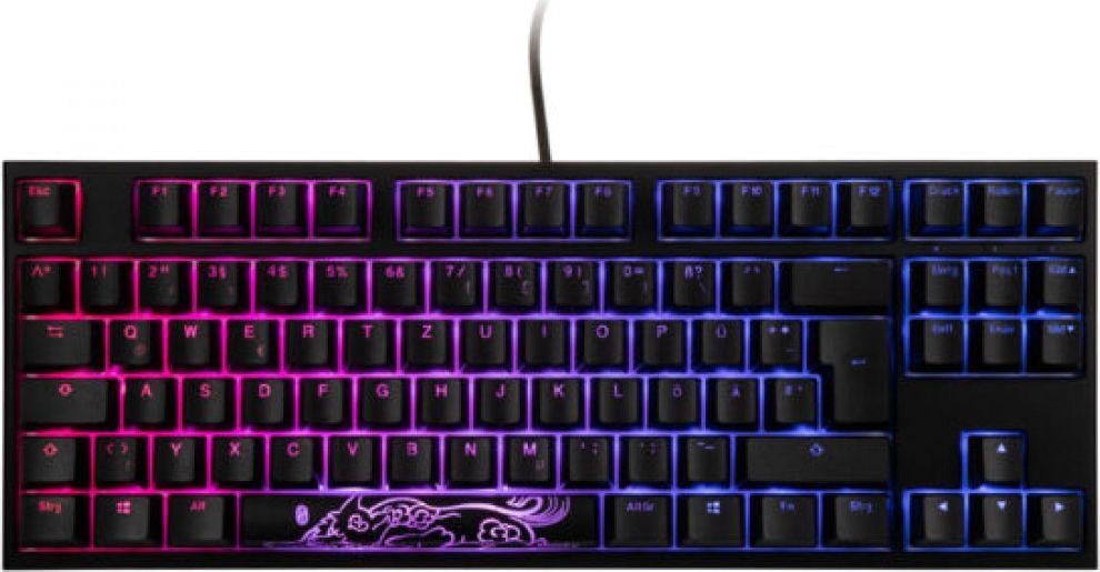 Tastierë mekanike Ducky One 2 RGB TKL, Cherry MX, USB Type C, e zezë
