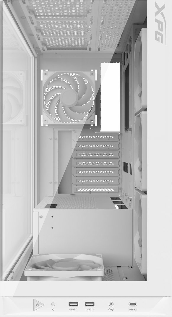 Kuti kompjuteri ADATA XPG Invader X BTF, MIDI Tower, ATX, e bardhë