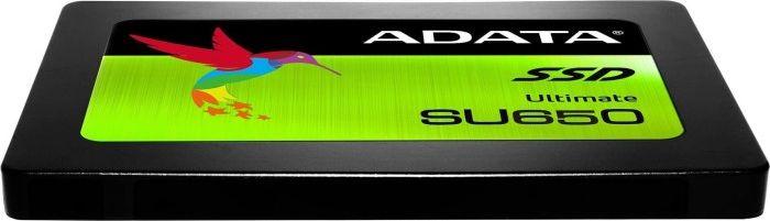 Disk SSD ADATA Ultimate SU650 SATA III (ASU650SS-512GT-R), 2.5", 256GB, i zi
