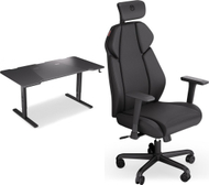 Set tavolinë dhe karrige gaming Endorfy Atlas L 150x78 cm Meta BK, e zezë