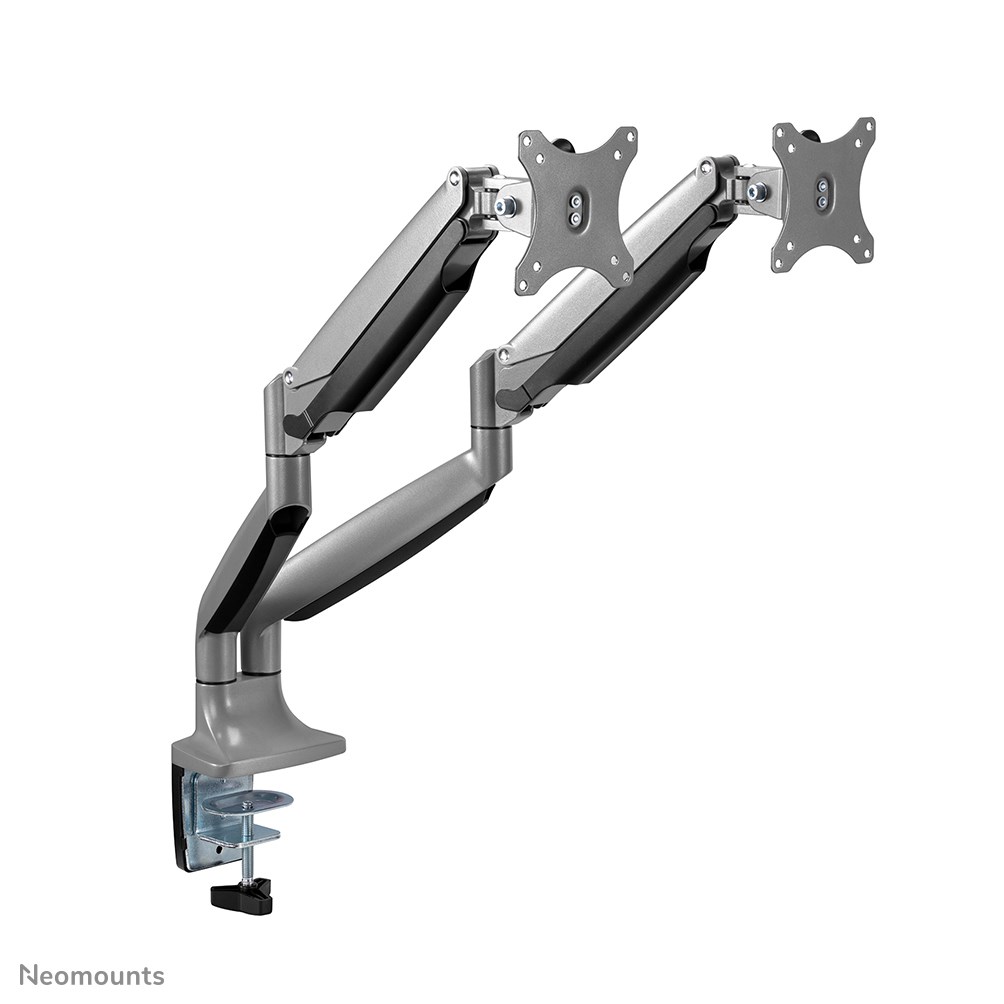 Mbajtëse monitori Neomounts NM-D750DSILVER, 10"-32", e argjendtë