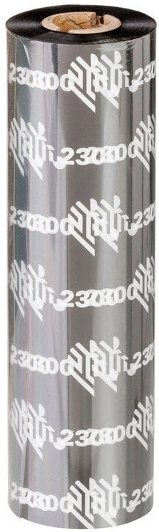 Термичка лента Zebra 2300 Wax, 300 m, 12 парчиња, црна
