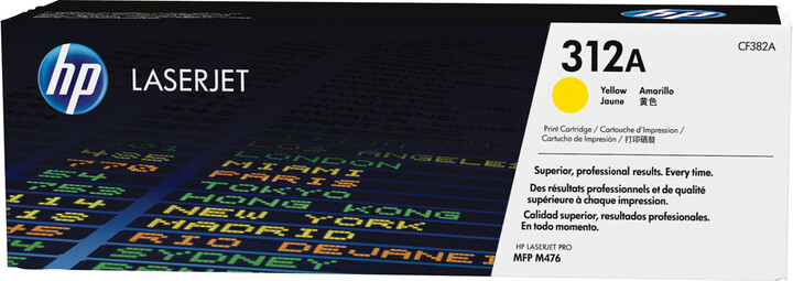 Toner PRN HP 312A, i verdhë