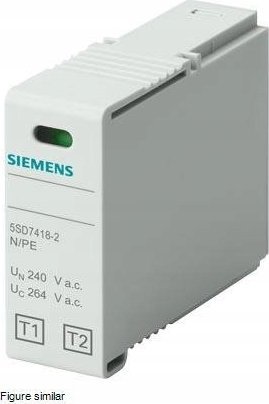 Единица plug-in Siemens 5SD74983, заменски модул SENTRON, за заштита од пренапони
