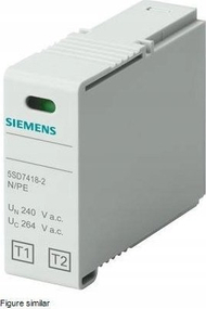 Единица plug-in Siemens 5SD74983, заменски модул SENTRON, за заштита од пренапони