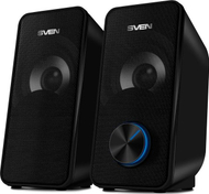 Altoparlantë kompjuteri Sven 335, 2.0 stereo, USB, të zinj