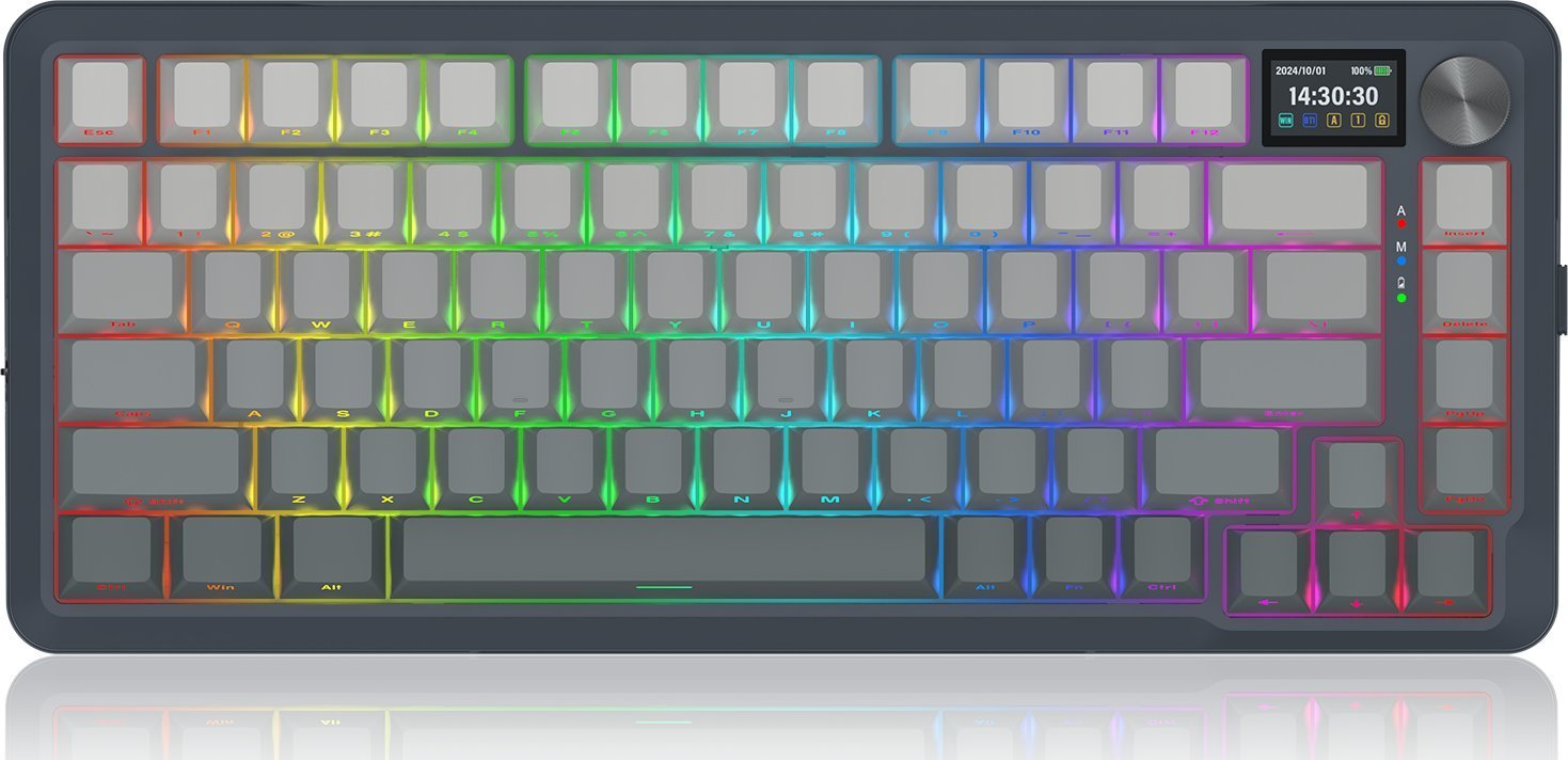 Tastierë gaming Redragon K708GG RGB Pro Flekact, mekanike 75%, wireless, e zezë