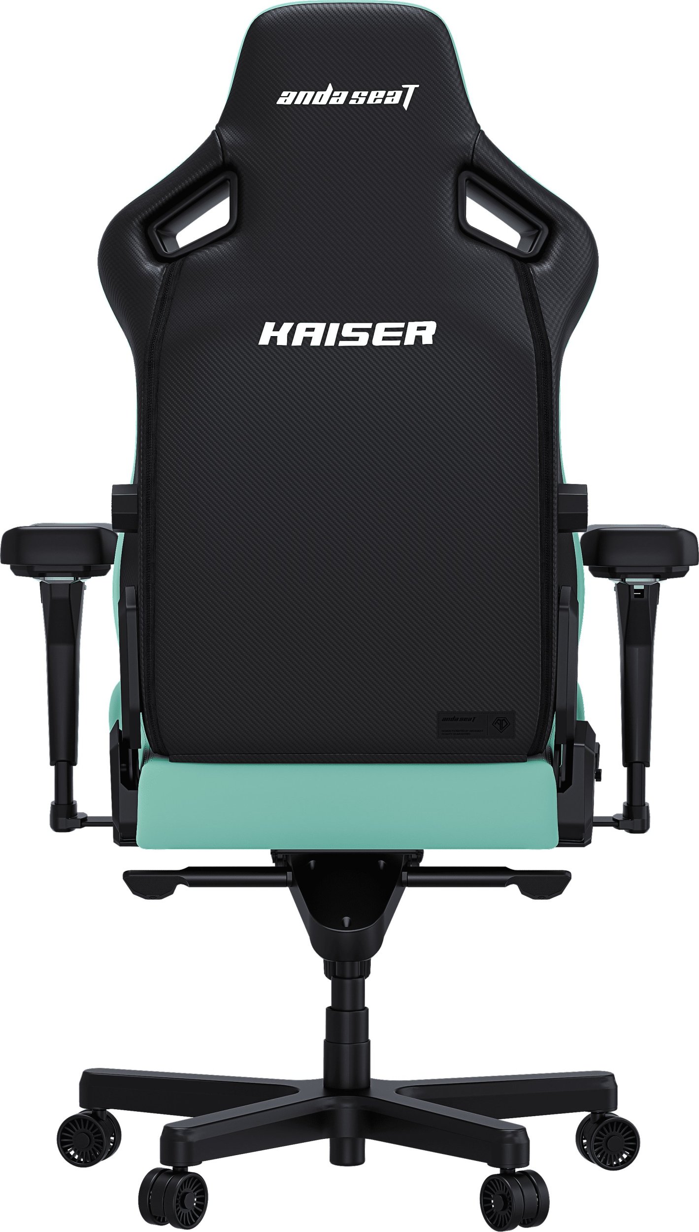 Karrige gaming AndaSeat Kaiser 4 Series, madhësia L, lëkurë PVC premium, blu Robin Egg