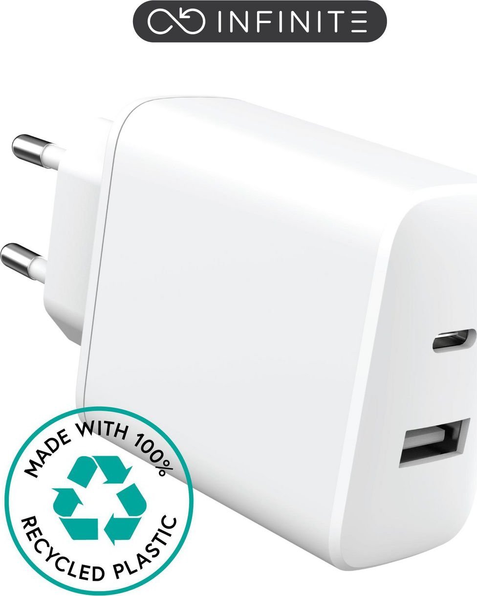 Karikues elektrik ESTUFF ES637031, Fast Charging, për smartphone, i bardhë