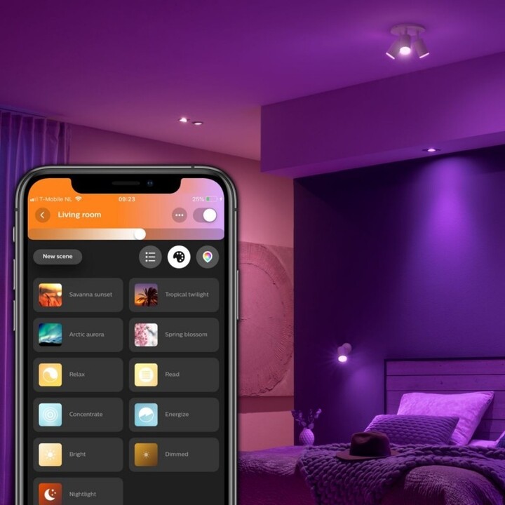 Ndriçues Philips Hue Centura GU10, 7.5W, katror, alumin