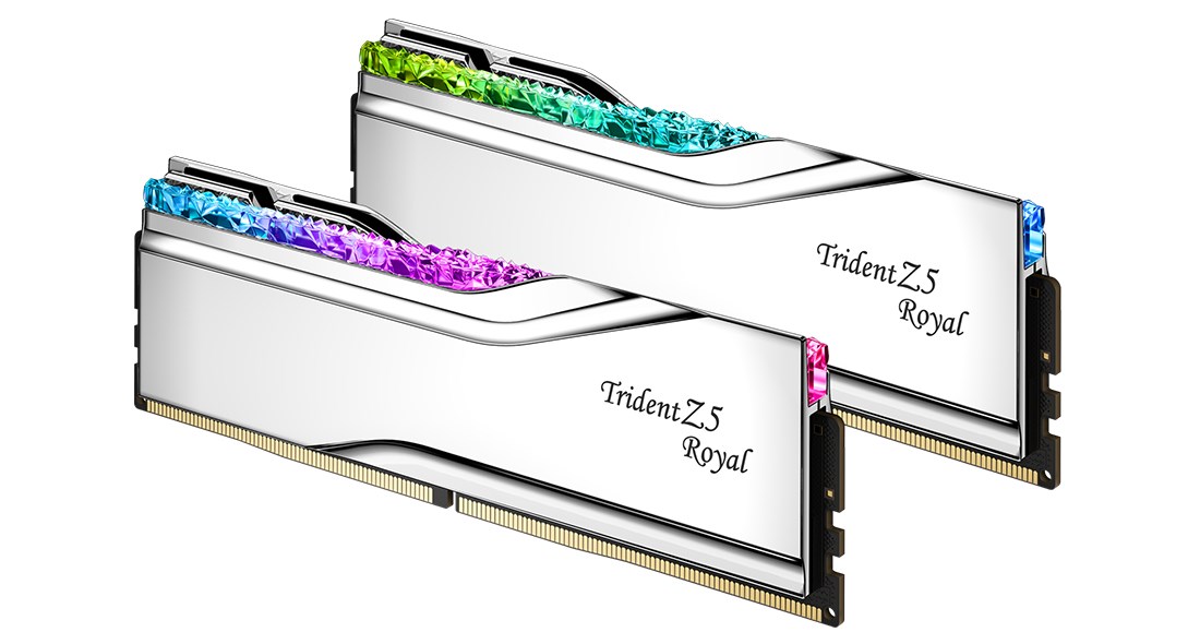Memorie G.Skill Trident Z5 Royal, DDR5, 32GB, 6400MHz, e argjendtë