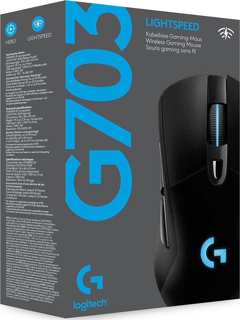 Maus Logitech G703 Lightspeed, i zi