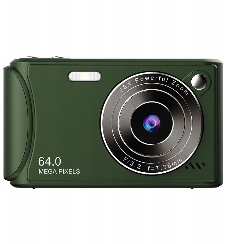 Kamerë digjitale XREC Q18, 64MP, video 4K 30fps, me anti shake, jeshile