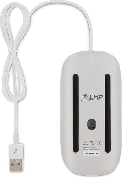 Maus LMP Easy, me kabllo, USB, i bardhë