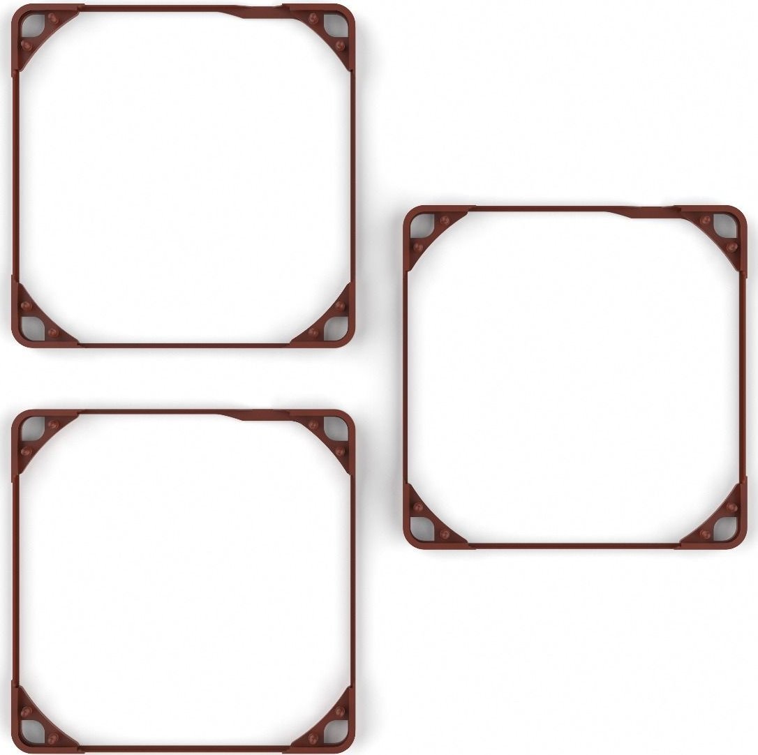 Garnitura anti vibrim për ventilator Noctua NA-SAVG2, 140mm, set 3 copë, kafe