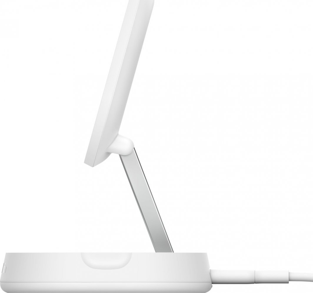 Karikues wireless Belkin Boost Charge Pro Qi2 WIA008VFWH, 3A, USB C, i bardhë