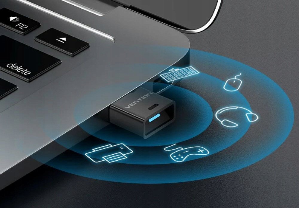 Adapter USB Bluetooth Vention Mini, 5.3, i zi