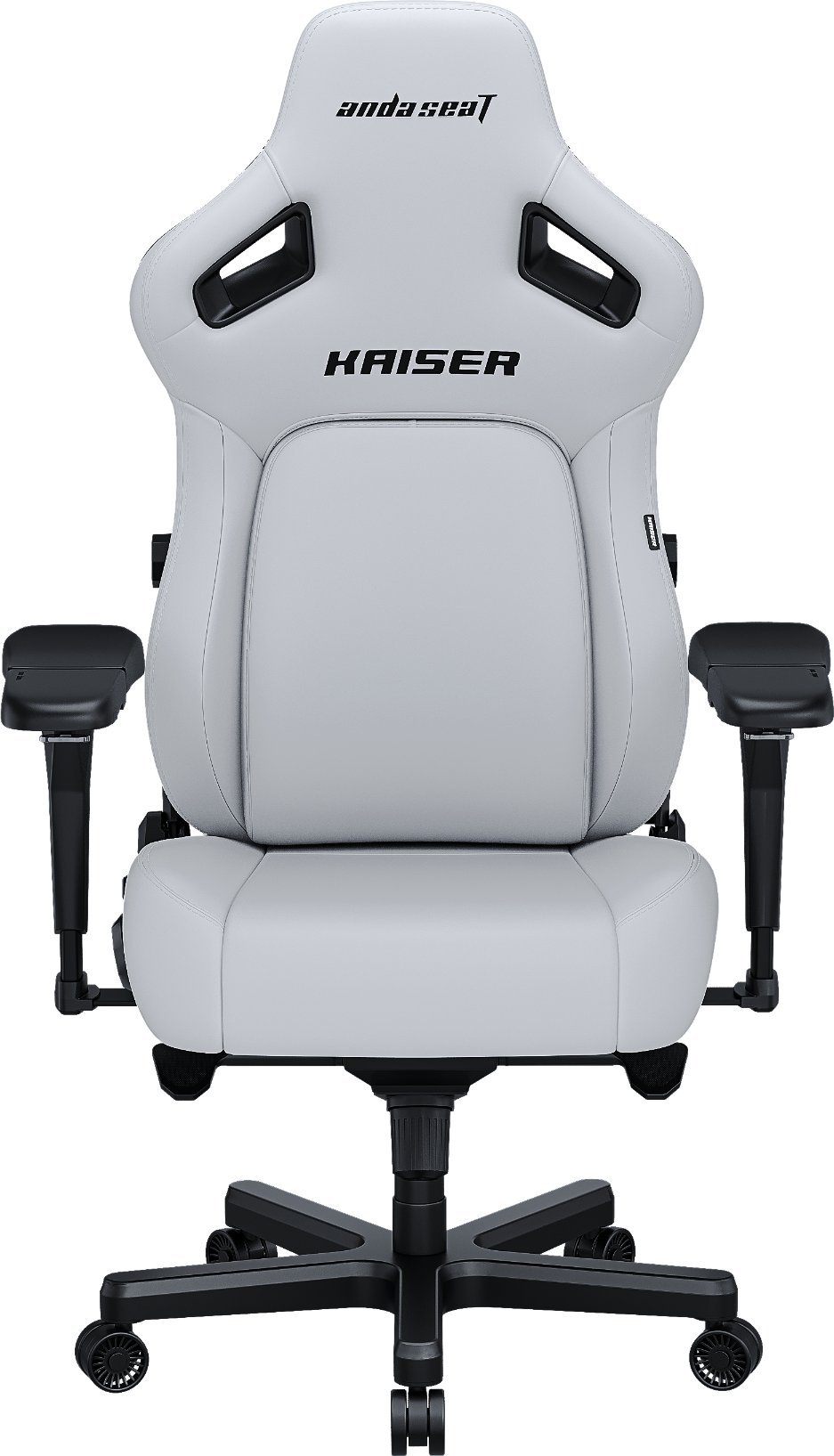 Karrige gaming AndaSeat Kaiser 4 Series, L, lëkurë PVC premium, e bardhë