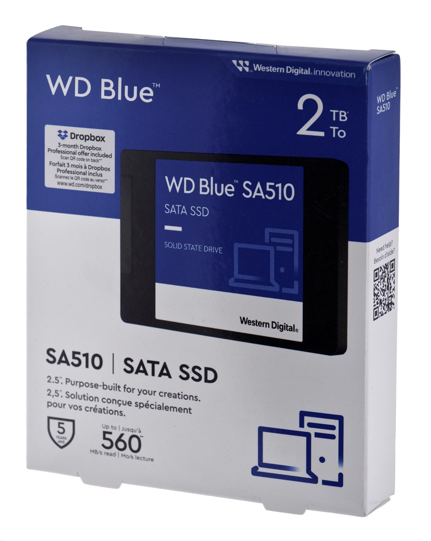 Disk SSD Western Digital WD Blue SA510, 2TB, 2.5", SATA