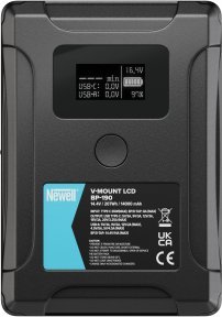Bateri V-Mount Newell BP-190, 14000 mAh, LCD, e zezë