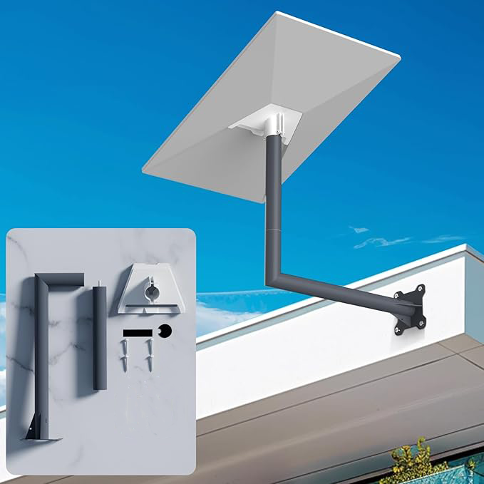 Set mbajtës me adapter Starlink Satellite Internet Gen 3, i hirtë