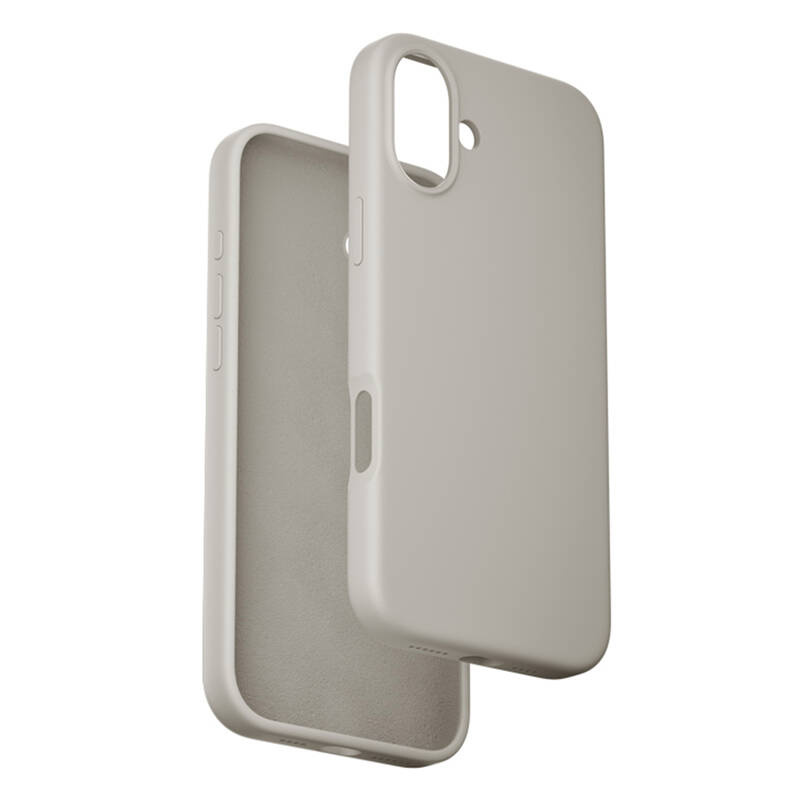 Kuti telefoni Vention Liquid Silicone për iPhone 16 Plus, MagSafe, gri Gravel