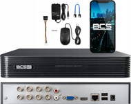 Хибриден снимач на безбедносни камери BCS BCS-B-XVR0801 2.0, 8 канали, H.265+