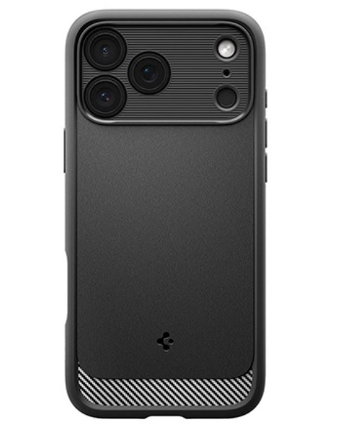Mbrojtëse Spigen Rugged Armor MagSafe, për iPhone 17 Pro Max, e zezë 2