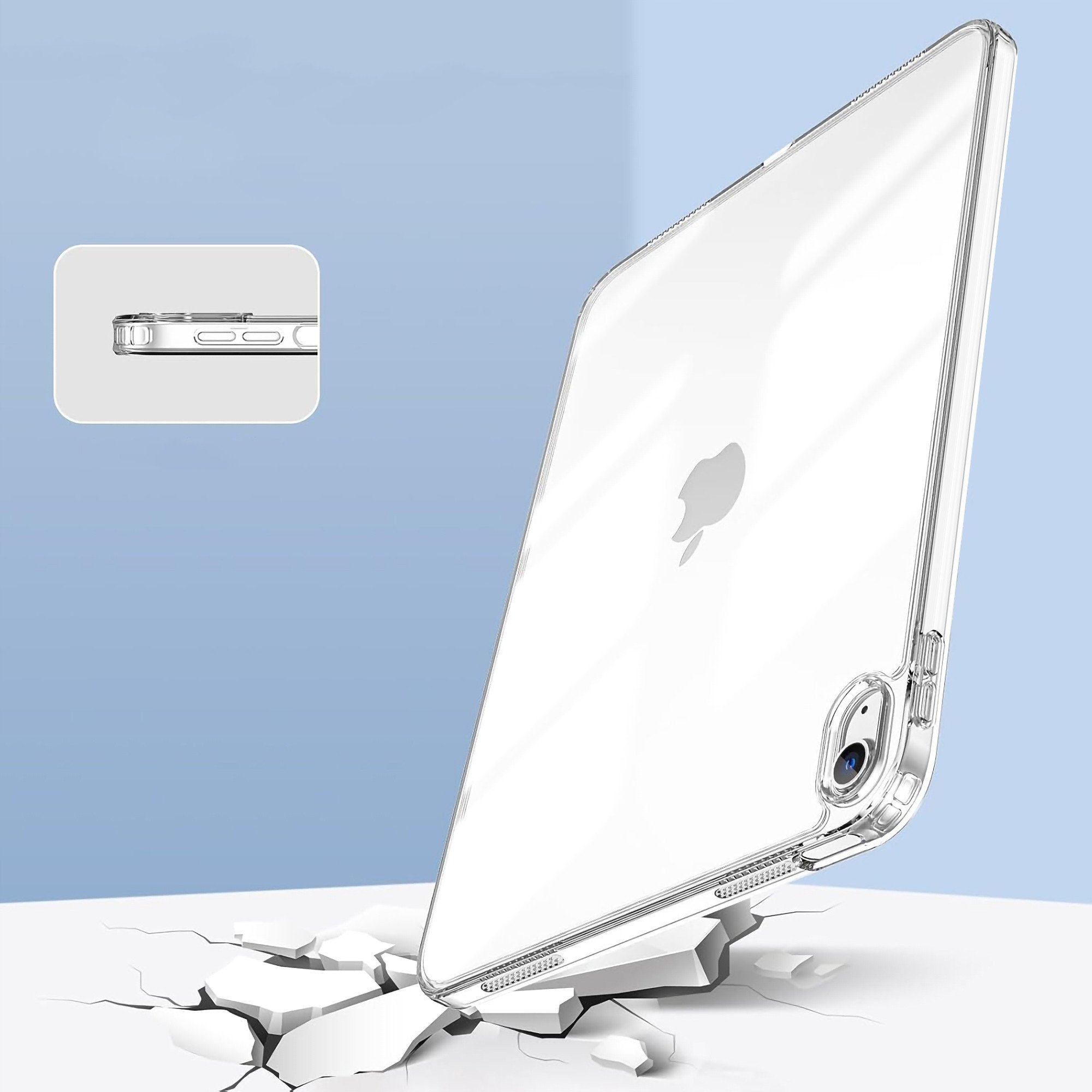Mbulesë tablet Tech-Protect Flexair Hybrid, për iPad 10.9" 2022 dhe 11" 2025, transparente