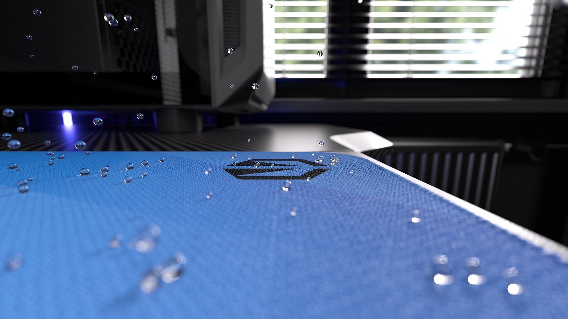 Mousepad gaming Endorfy Crystal Blue XL, 900x400 mm, i zi blu