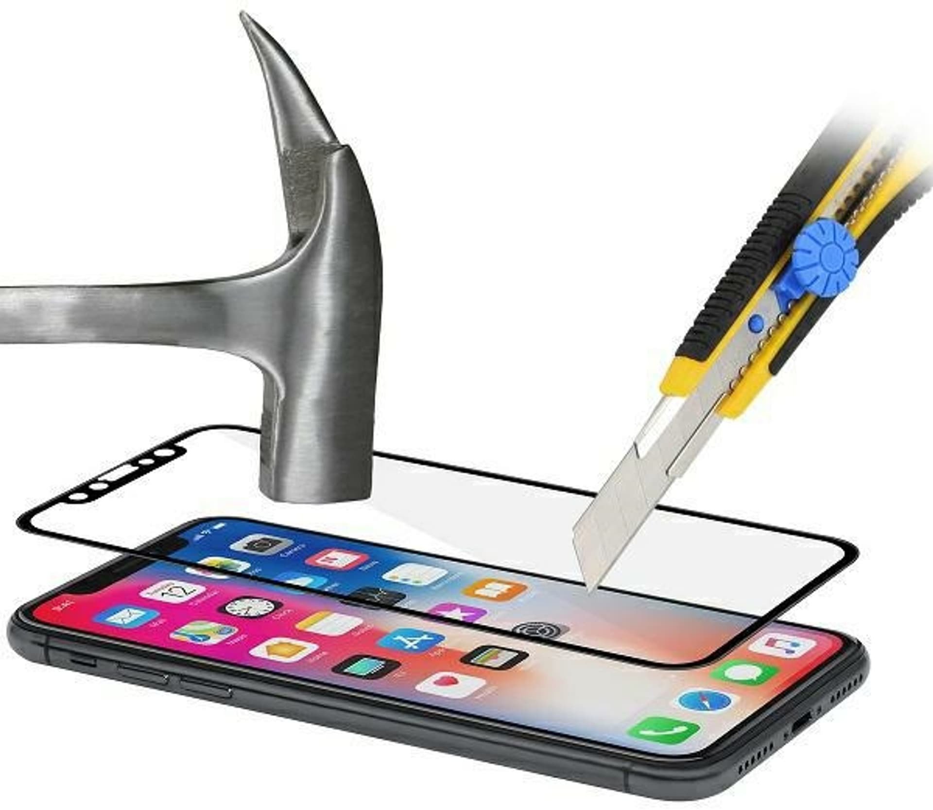 Xham mbrojtës Beline 5D për Realme 14 Pro, tempered glass, transparent