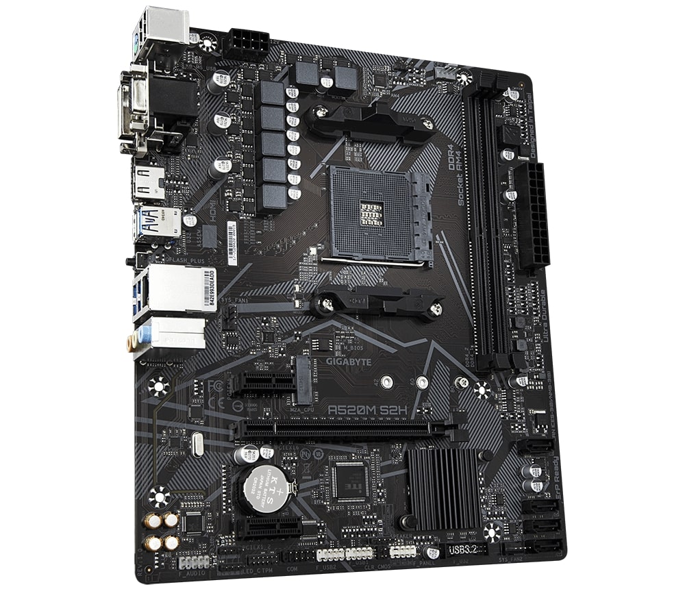 Pllakë amë Gigabyte A520M S2H motherboard Socket AM4 micro ATX