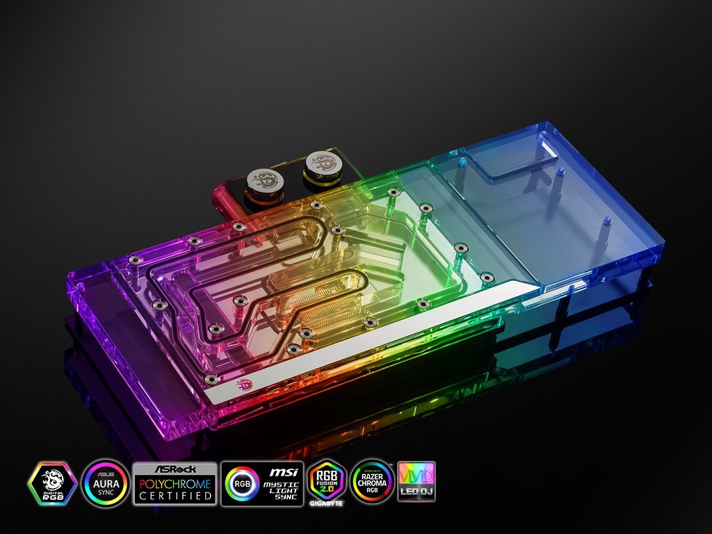 Waterblock për GPU BitsPower Classic EVGA RTX 3090 XC3, ARGB, akrilik transparent