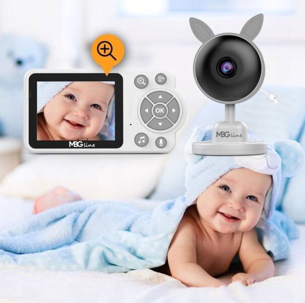 Monitor bebe MBG Line CARE C3, audio elektronik, i bardhë