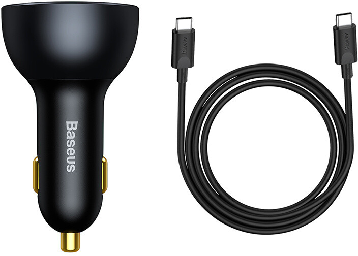 Karikues makine Baseus  1x USB-A, 2x USB-C, Quick Charge ™ 5, 160W, gri + kabllo Xiaomi USB-C 