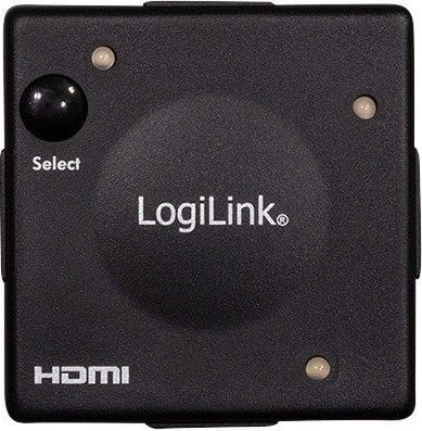 Ndarës HDMI LogiLink 3x1, Full HD 1080p 60Hz, Mini, i zi