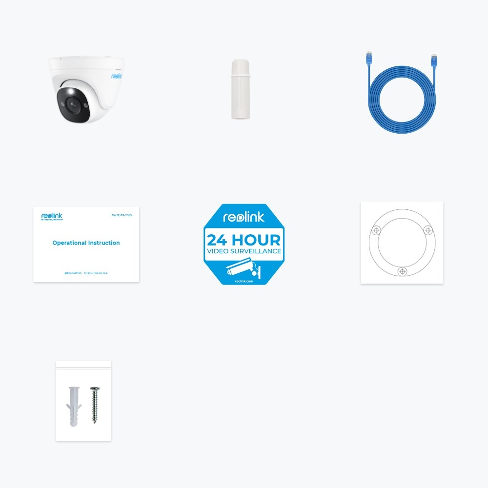 Kamerë sigurie Reolink P334, 4K, PoE, e bardhë